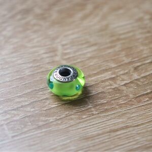 Pandora Green Mini Murano Glass Charm (style 793106C00)